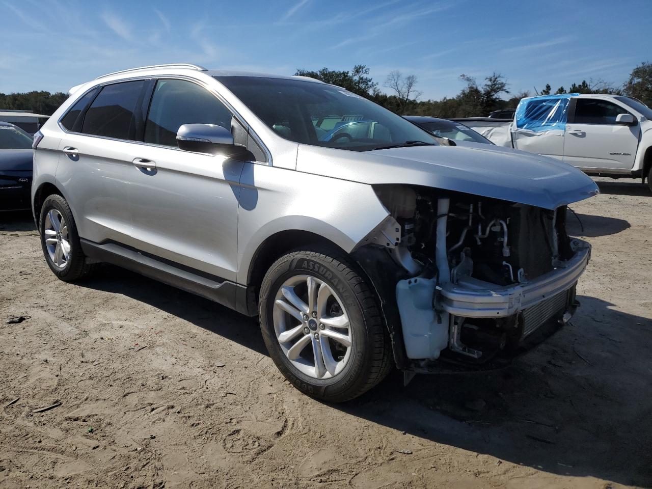 2019 Ford Edge VIN 2FMPK3J94KBC00870 Copart auction photo, front end damage thumbnail 4