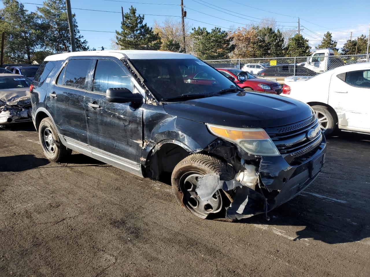 2013 Ford Explorer VIN 1FM5K8AR9DGC11010 Copart auction photo, front end damage thumbnail 4
