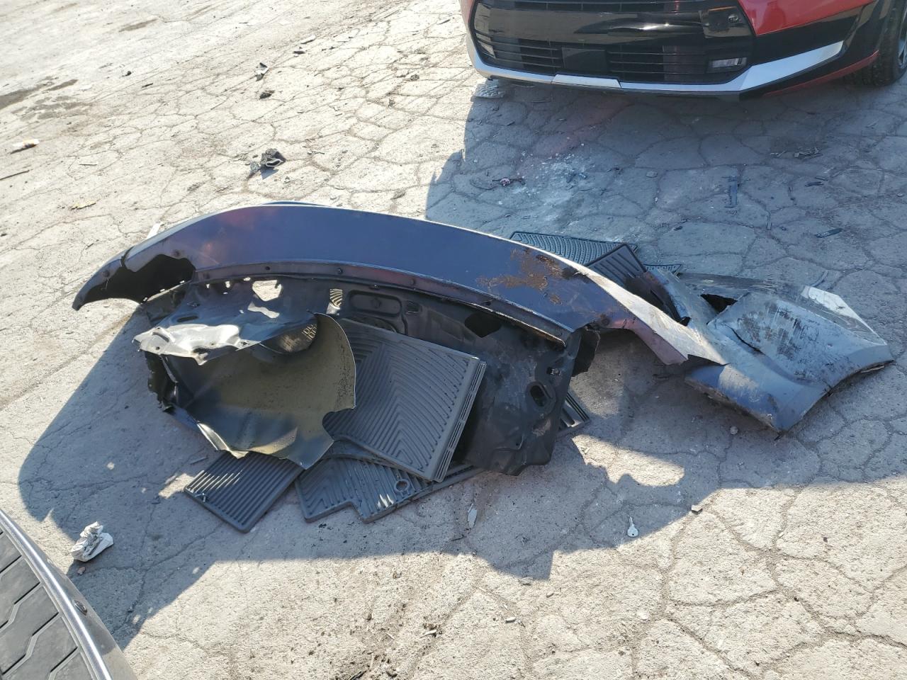 2016 Honda Odyssey VIN 5FNRL5H9XGB072818 Copart auction photo, front end / side damage thumbnail 15