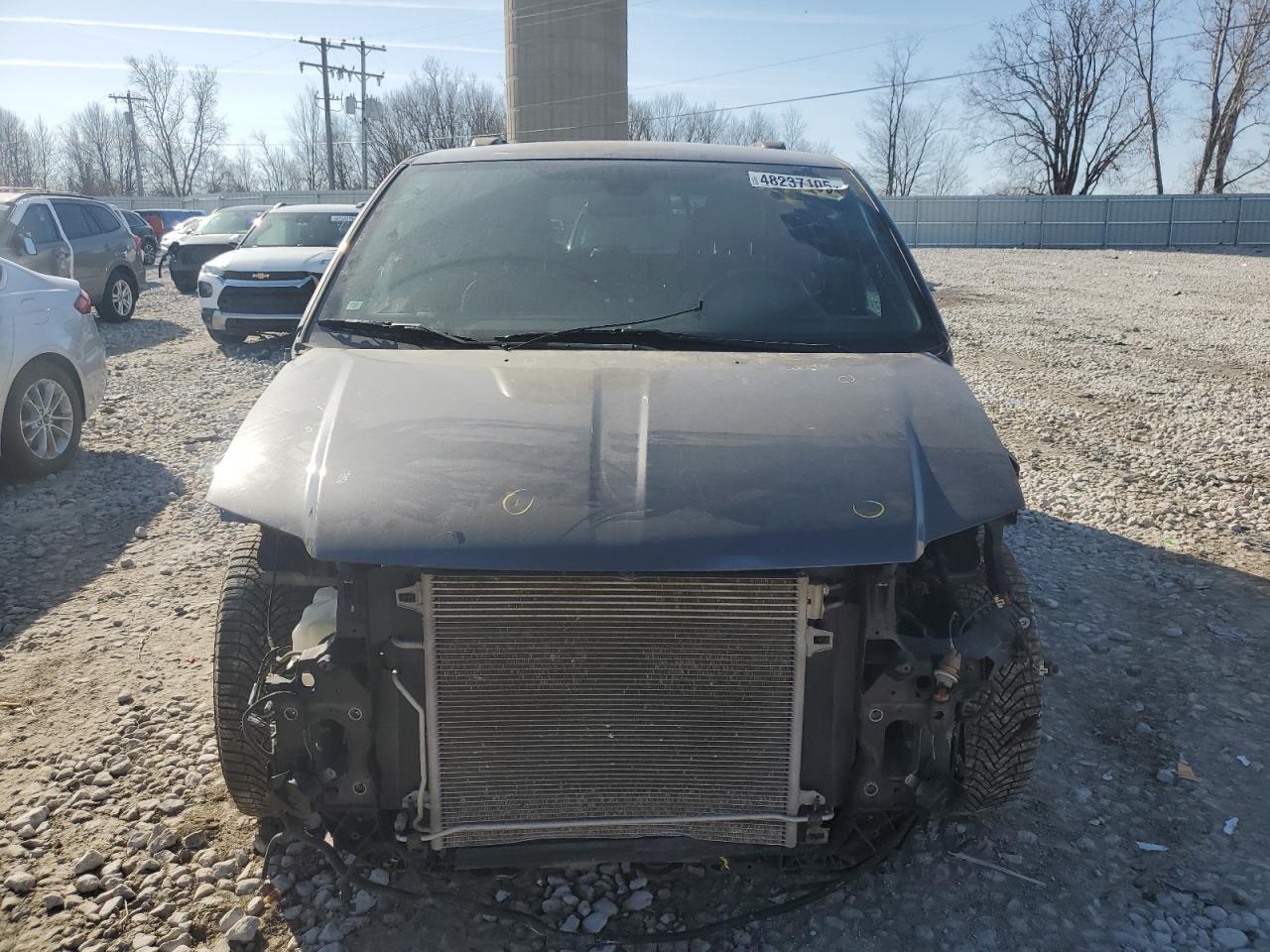 2018 Dodge Caravan VIN 2C4RDGEGXJR284593 Copart auction photo, front end damage thumbnail 5