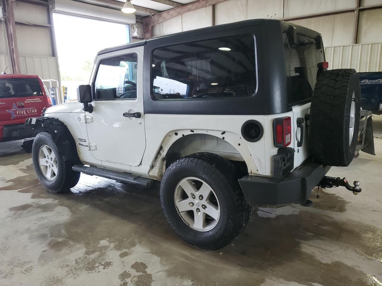 2015 Jeep Wrangler VIN 1C4AJWAG8FL648662 Copart auction photo, side / minor dent/scratches damage thumbnail 2