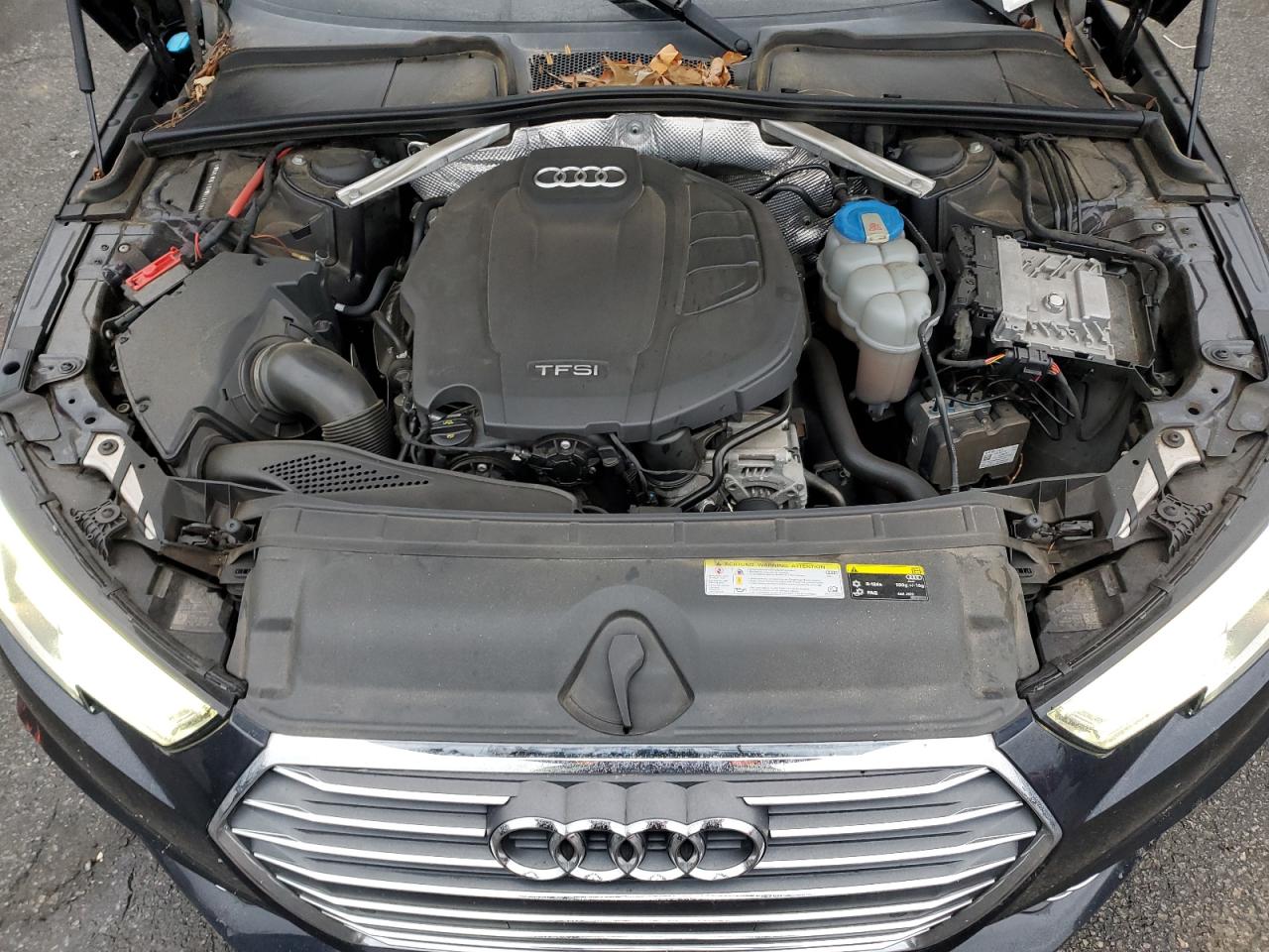 2017 Audi A4 VIN WAULNAF4XHN021450 Copart auction photo, rear end damage thumbnail 11