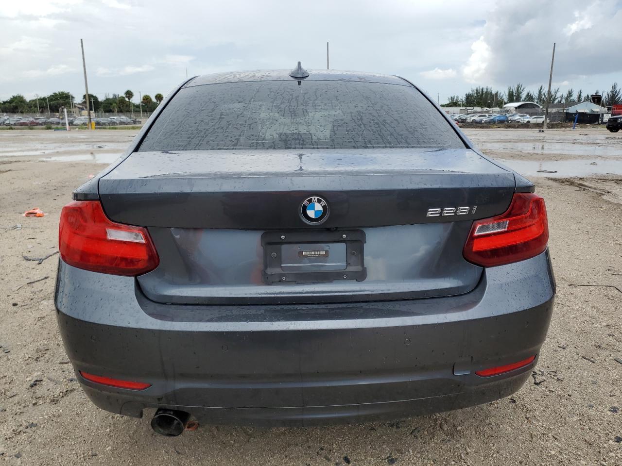 2015 BMW 2er VIN WBA1F5C5XFV257117 Copart auction photo, water/flood / minor dent/scratches damage thumbnail 6