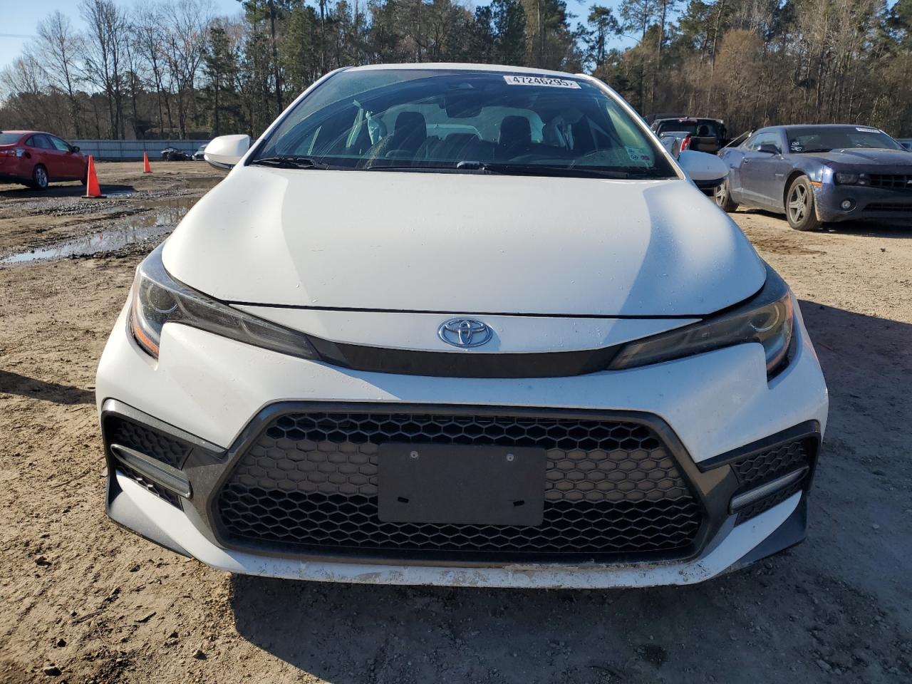 2020 Toyota Corolla VIN 5YFP4RCE8LP038276 Copart auction photo, side / front end damage thumbnail 5