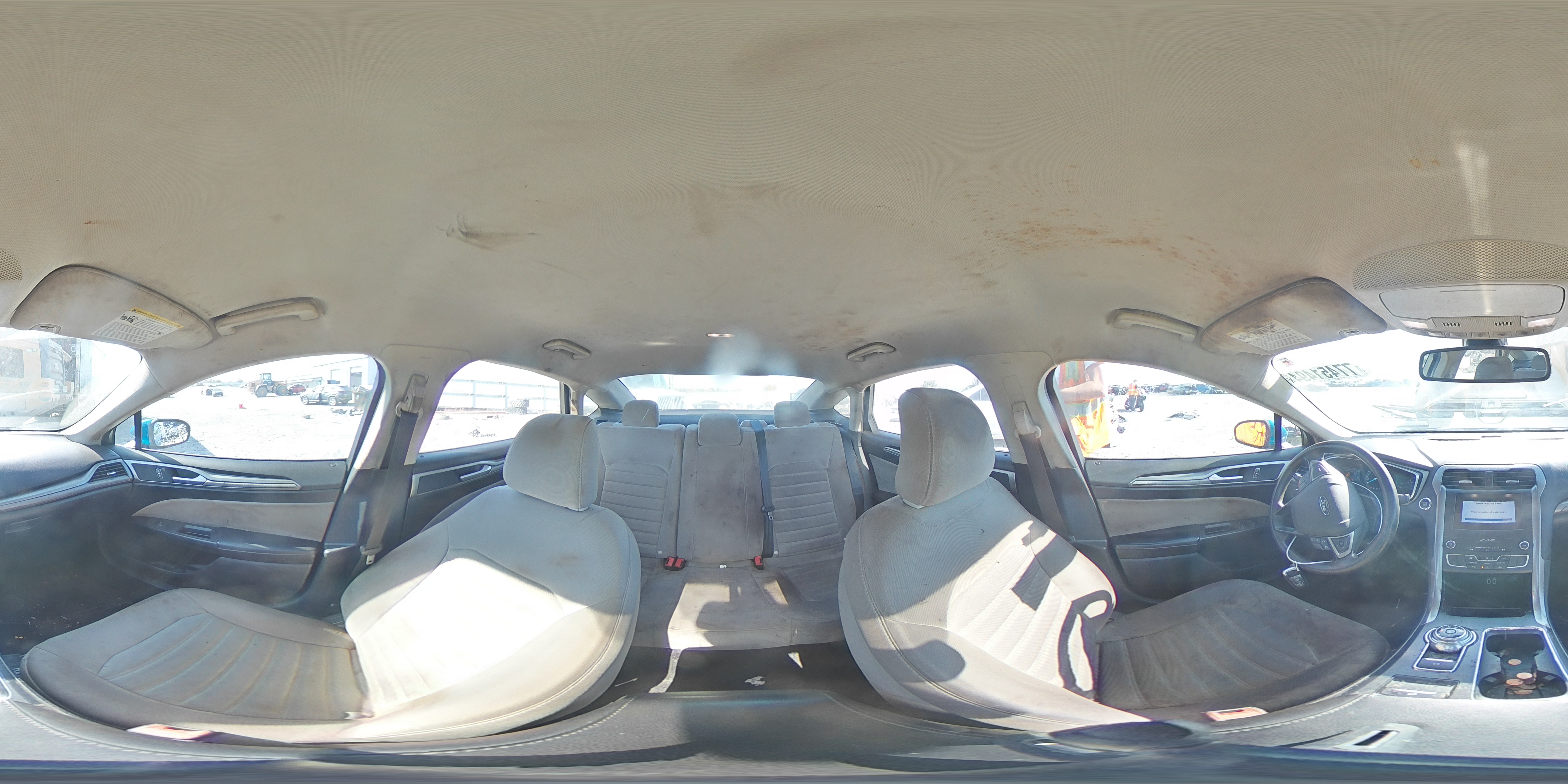 2019 Ford Fusion VIN 3FA6P0G73KR130582 Copart auction photo, side / front end damage thumbnail 13