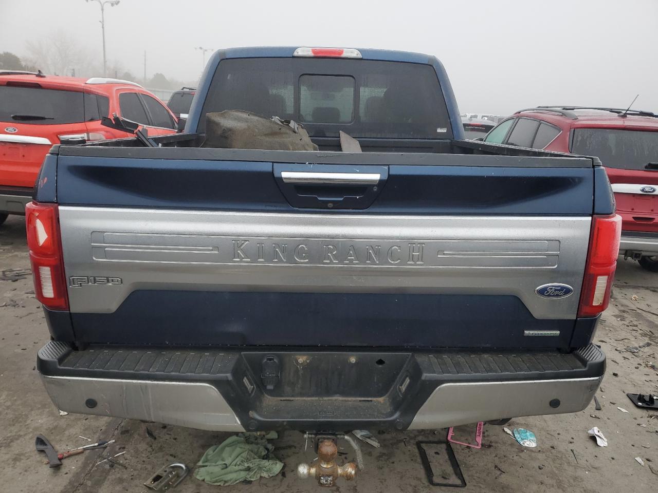 2018 Ford F-150 VIN 1FTEW1EG4JFA95550 Copart auction photo, front end / side damage thumbnail 6