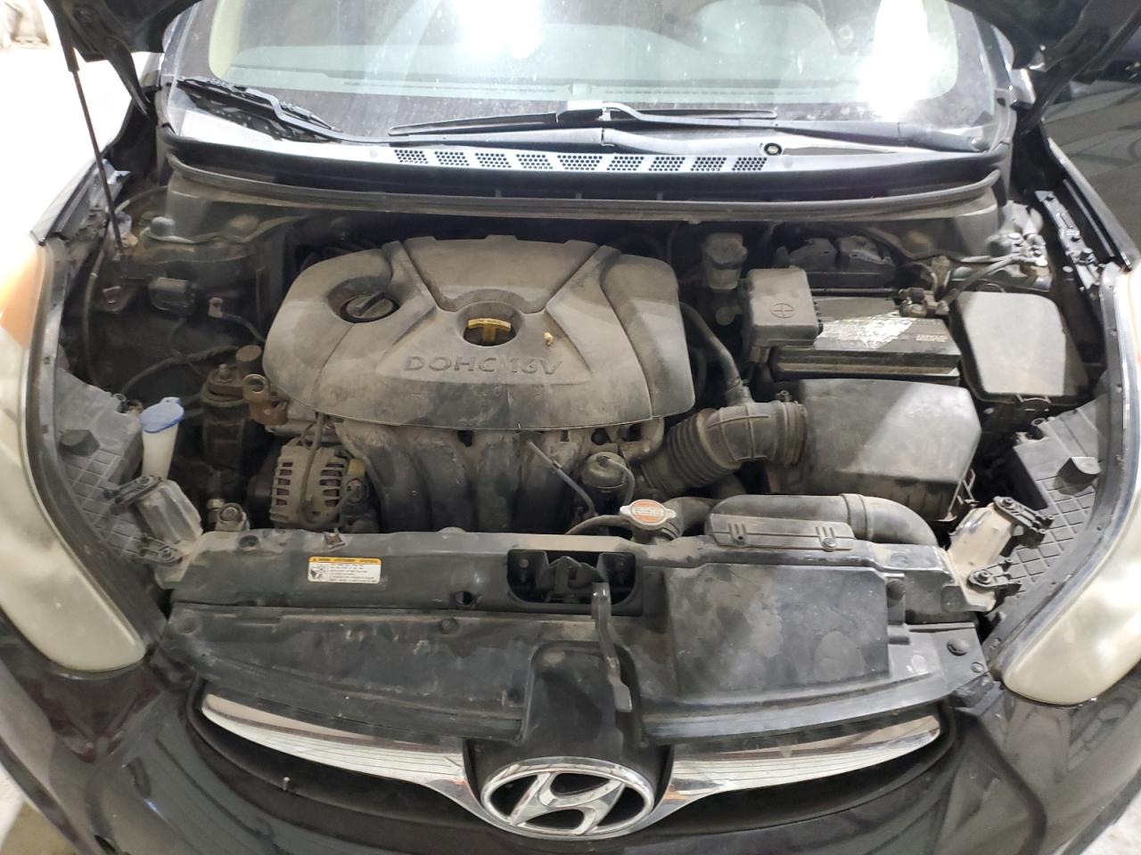 2012 Hyundai Elantra VIN 5NPDH4AE4CH086318 Copart auction photo, front end / minor dent/scratches damage thumbnail 11