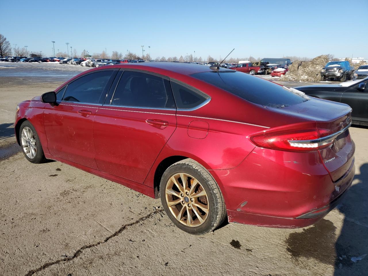 2017 Ford Fusion VIN 3FA6P0H71HR398098 Copart auction photo, front end damage thumbnail 2