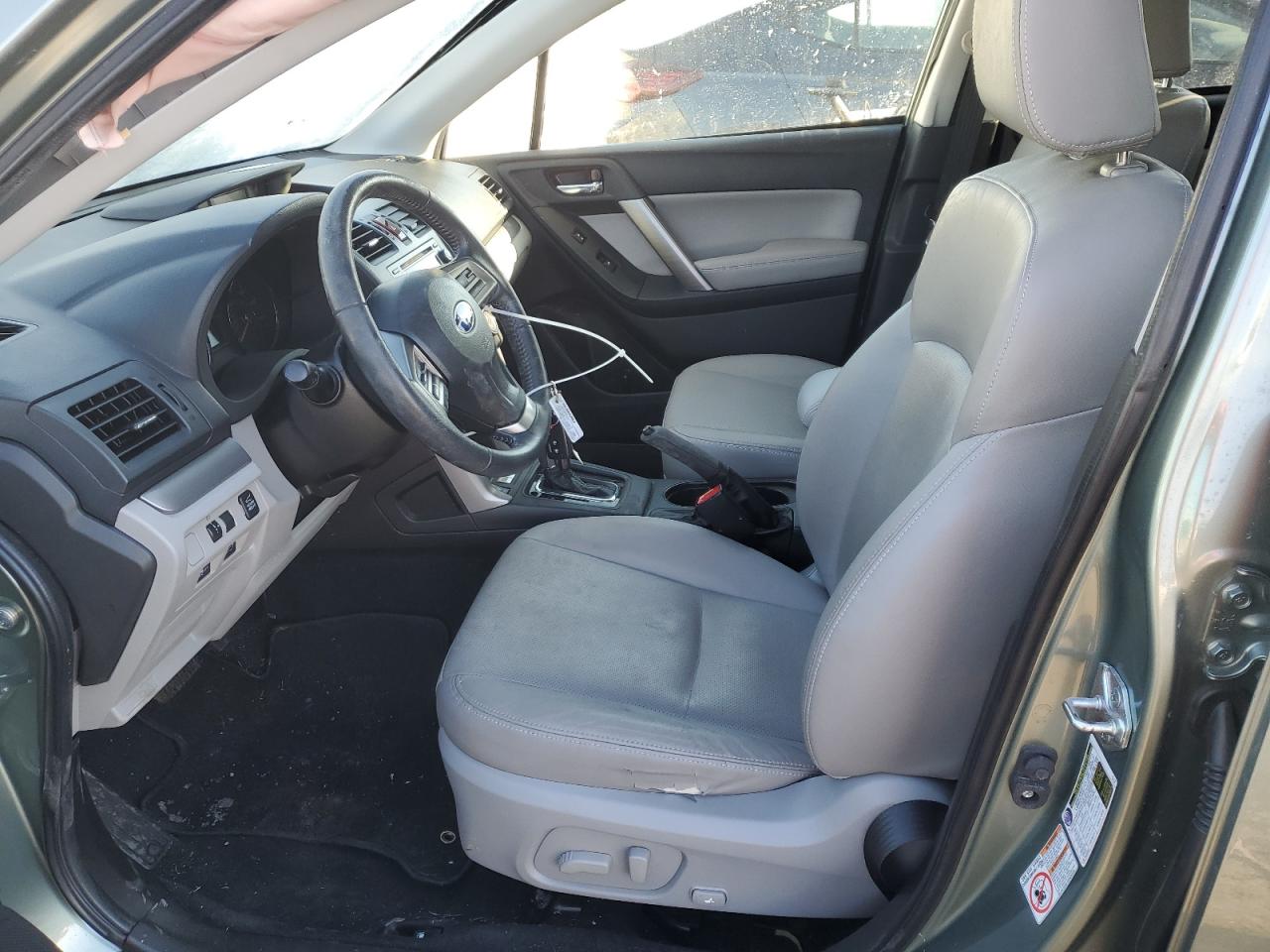 2015 Subaru Forester VIN JF2SJAUC2FH448395 Copart auction photo, side / front end damage thumbnail 7
