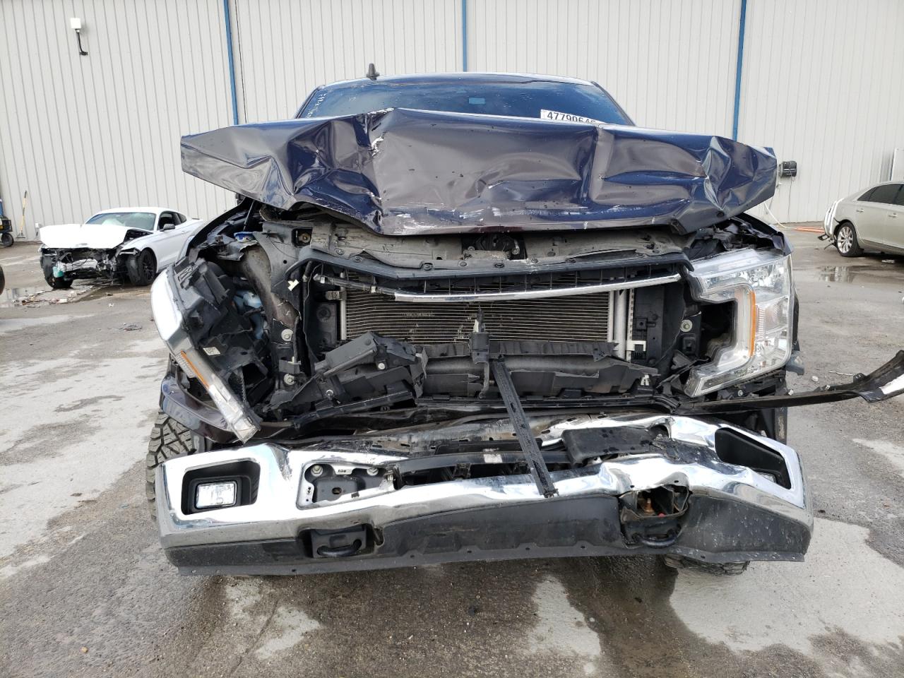 2020 Ford F-150 VIN 1FTEW1E41LFB00602 Copart auction photo, front end / rear end damage thumbnail 5