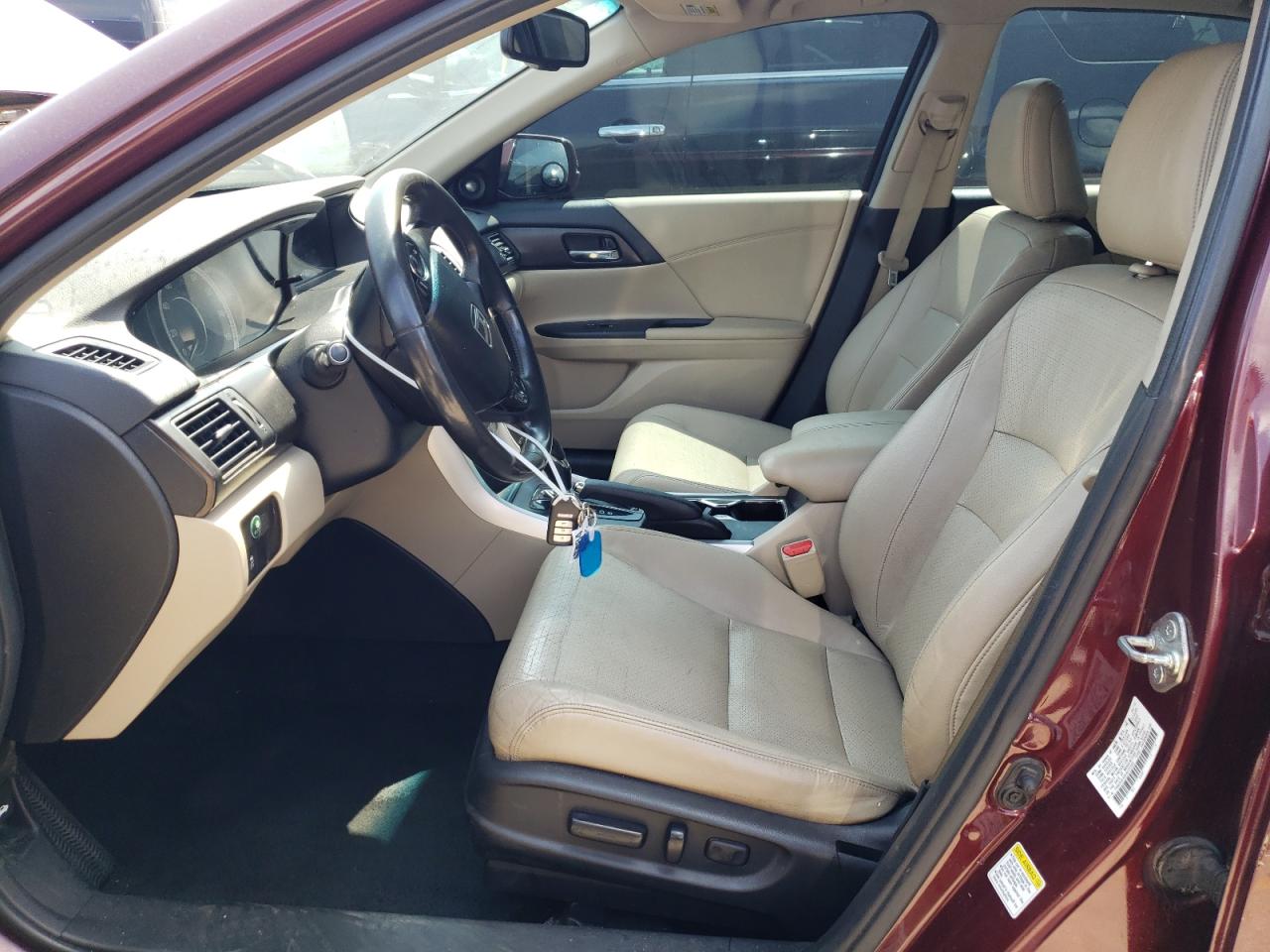 2015 Honda Accord VIN 1HGCR3F8XFA032590 Copart auction photo, rear end / side damage thumbnail 7