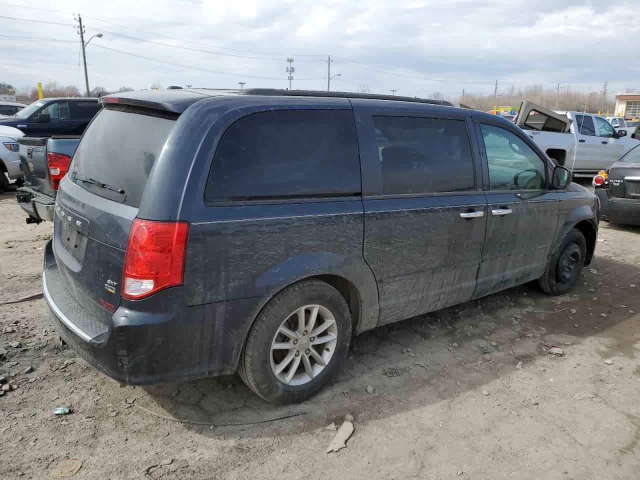 2014 Dodge Caravan VIN 2C4RDGCG0ER264457 Copart auction photo, front end damage thumbnail 3