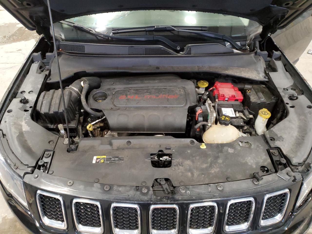 2019 Jeep Compass VIN 3C4NJCAB2KT840615 Copart auction photo, front end damage thumbnail 12
