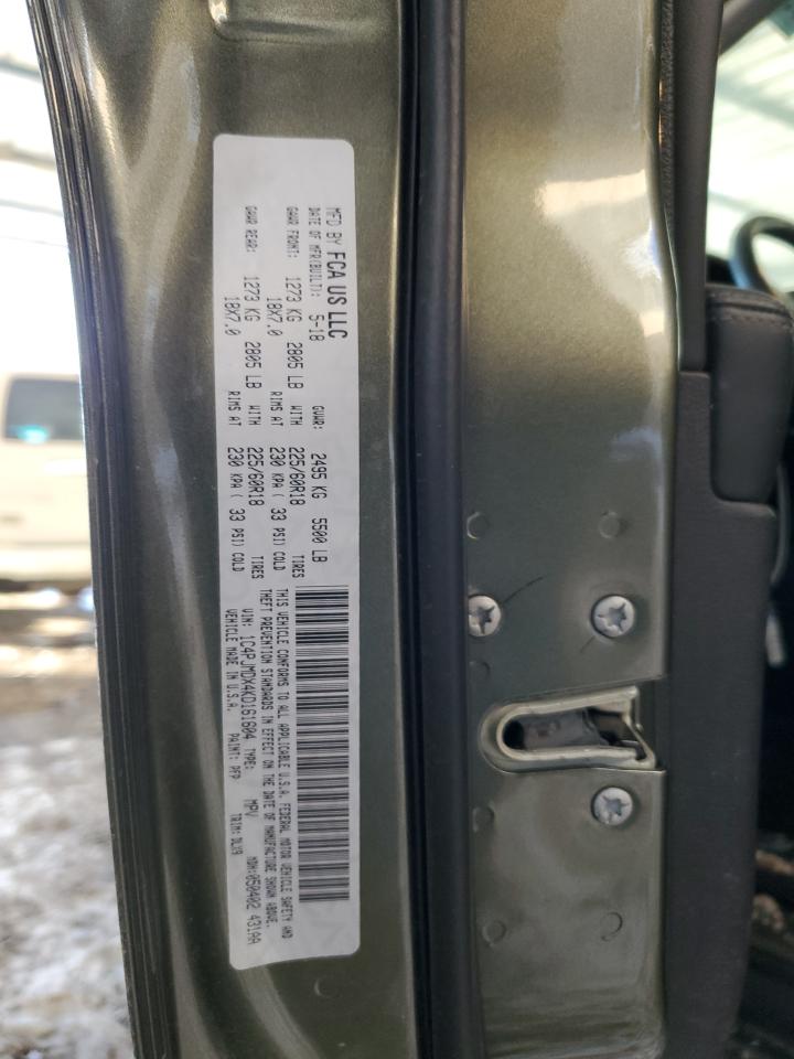 2019 Jeep Grand Cherokee VIN 1C4PJMDX4KD161604 Copart auction photo, front end damage thumbnail 13