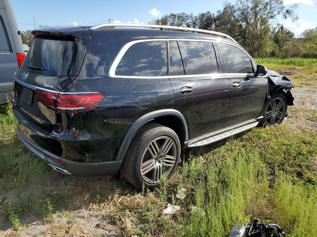 2020 Mercedes-Benz GLS-klasse VIN 4JGFF5KE1LA093331 Copart auction photo, front end damage thumbnail 3