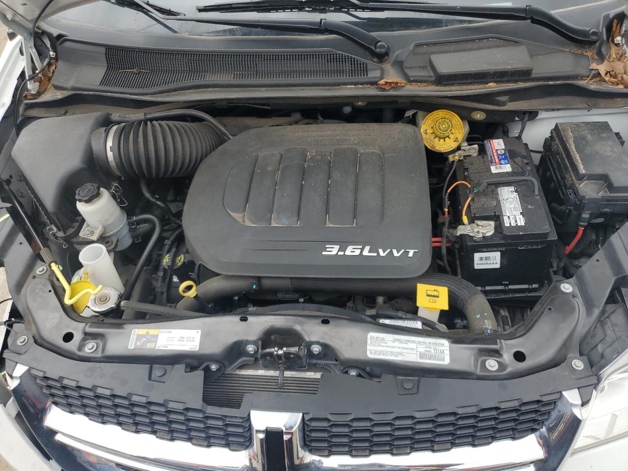 2018 Dodge Caravan VIN 2C4RDGBG8JR173352 Copart auction photo, side damage thumbnail 12