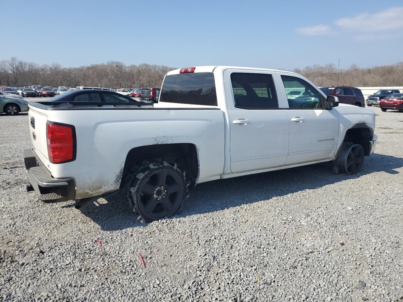 2015 Chevrolet Silverado VIN 3GCUKREC3FG495477 Copart auction photo, all over damage thumbnail 3
