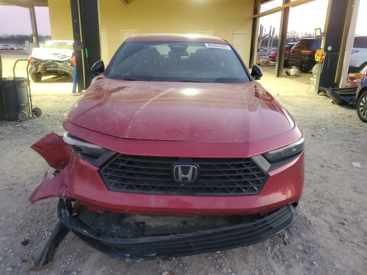 2023 Honda Accord VIN 1HGCY2F7XPA039187 Copart auction photo, front end / side damage thumbnail 5