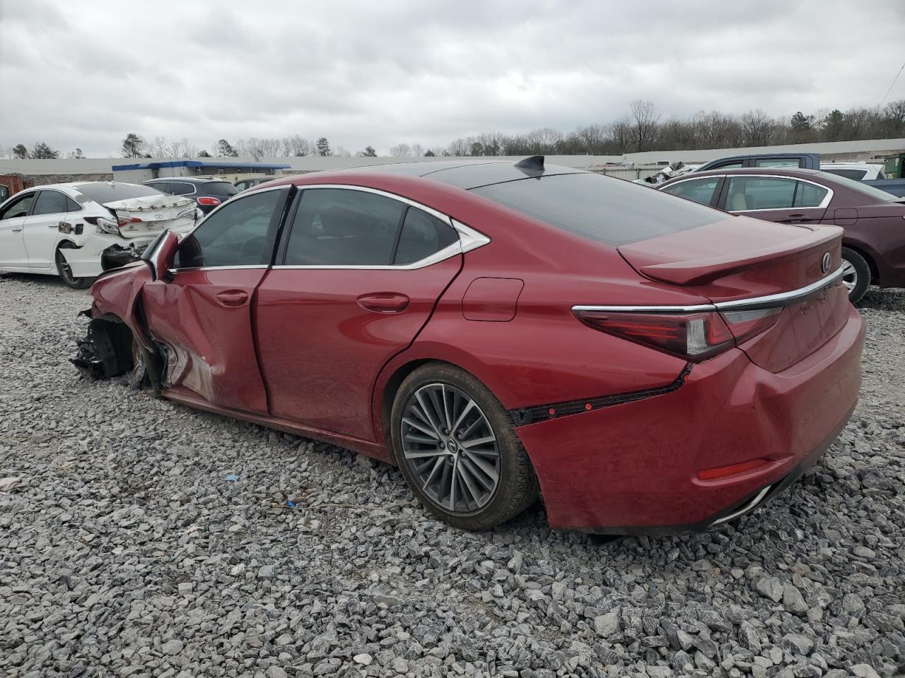 2022 Lexus ES VIN 58ADZ1B15NU115491 Copart auction photo, front end / side damage thumbnail 2
