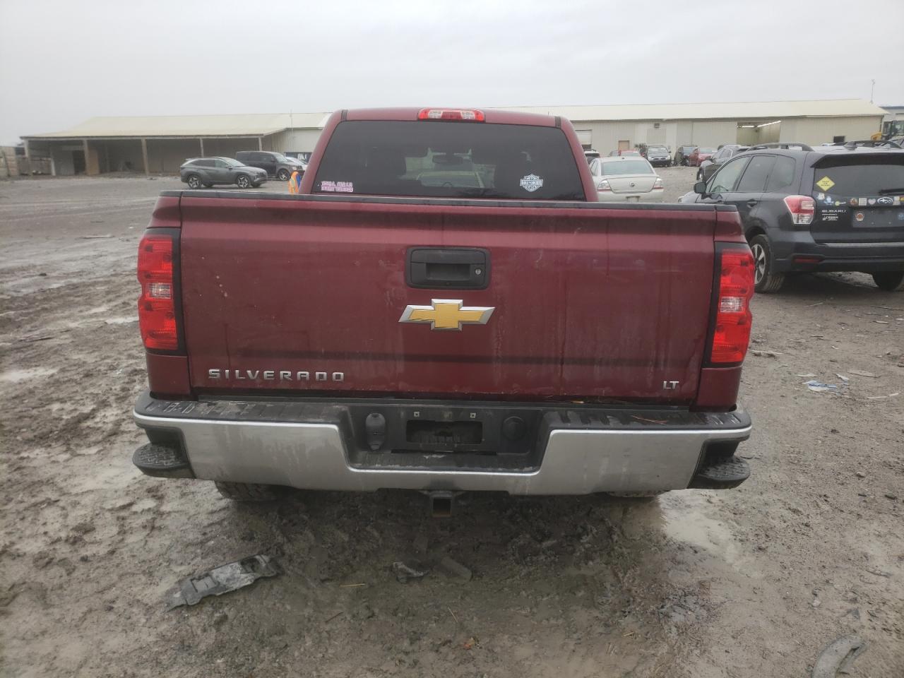 2017 Chevrolet Silverado VIN 1GCVKREH5HZ262865 Copart auction photo, front end / side damage thumbnail 6