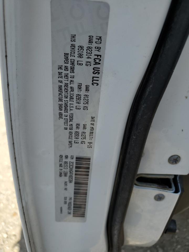2015 Dodge Charger VIN 2C3CDXHG4FH925384 Copart auction photo, front end damage thumbnail 13
