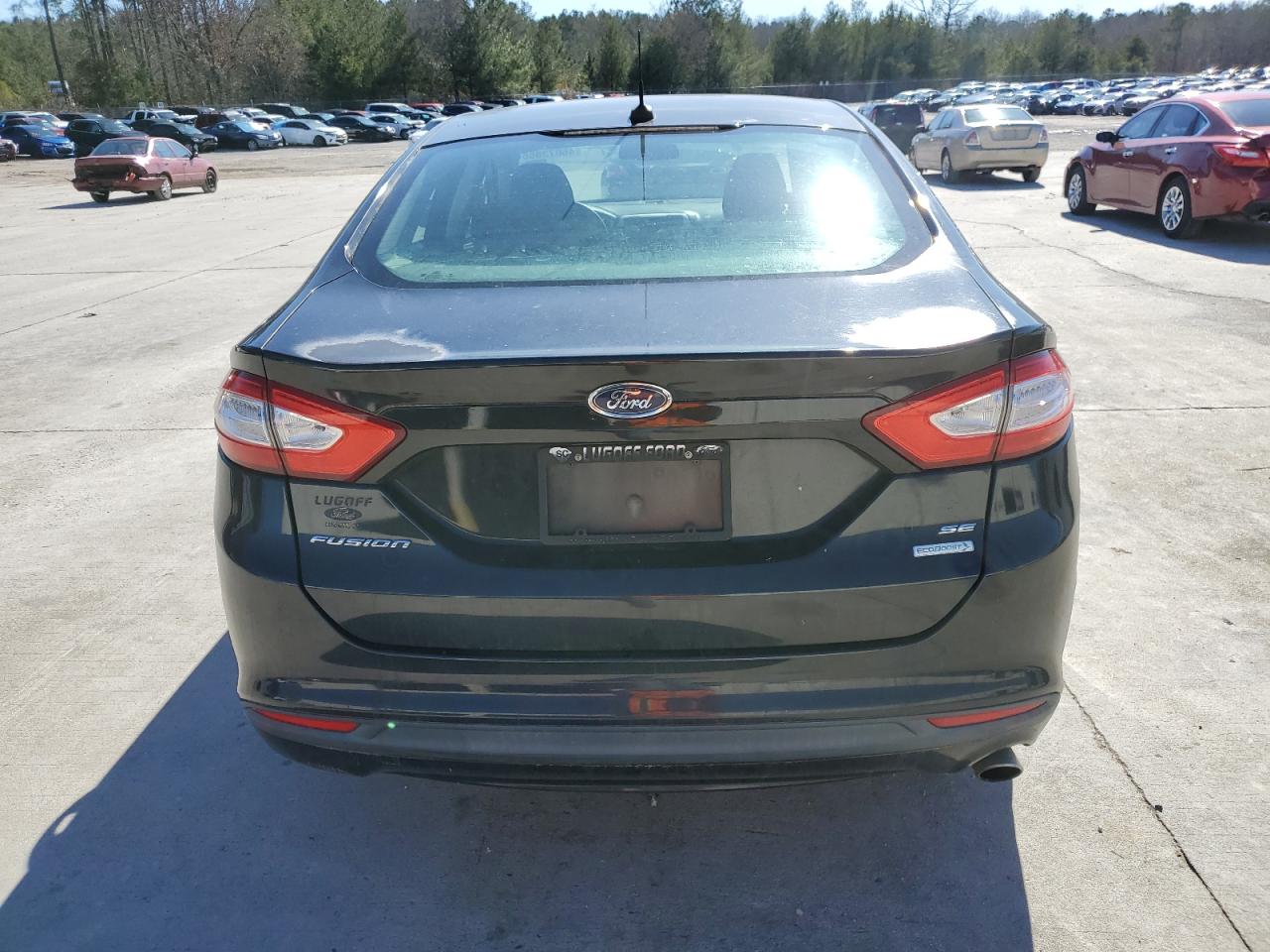 2013 Ford Fusion VIN 3FA6P0HR4DR168230 Copart auction photo, burn - engine damage thumbnail 6