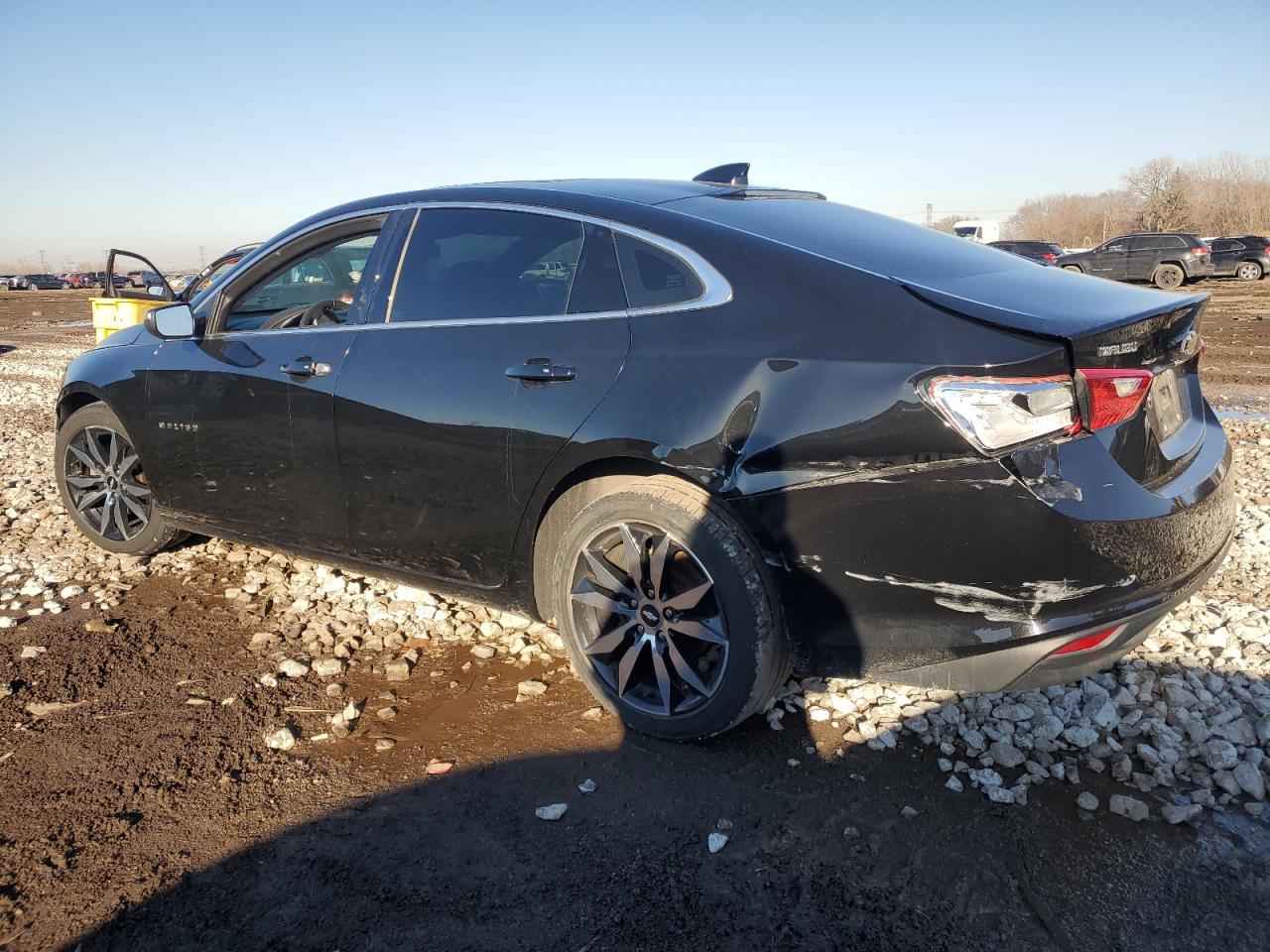 2017 Chevrolet Malibu VIN 1G1ZE5ST7HF119369 Copart auction photo, front end / rear end damage thumbnail 2