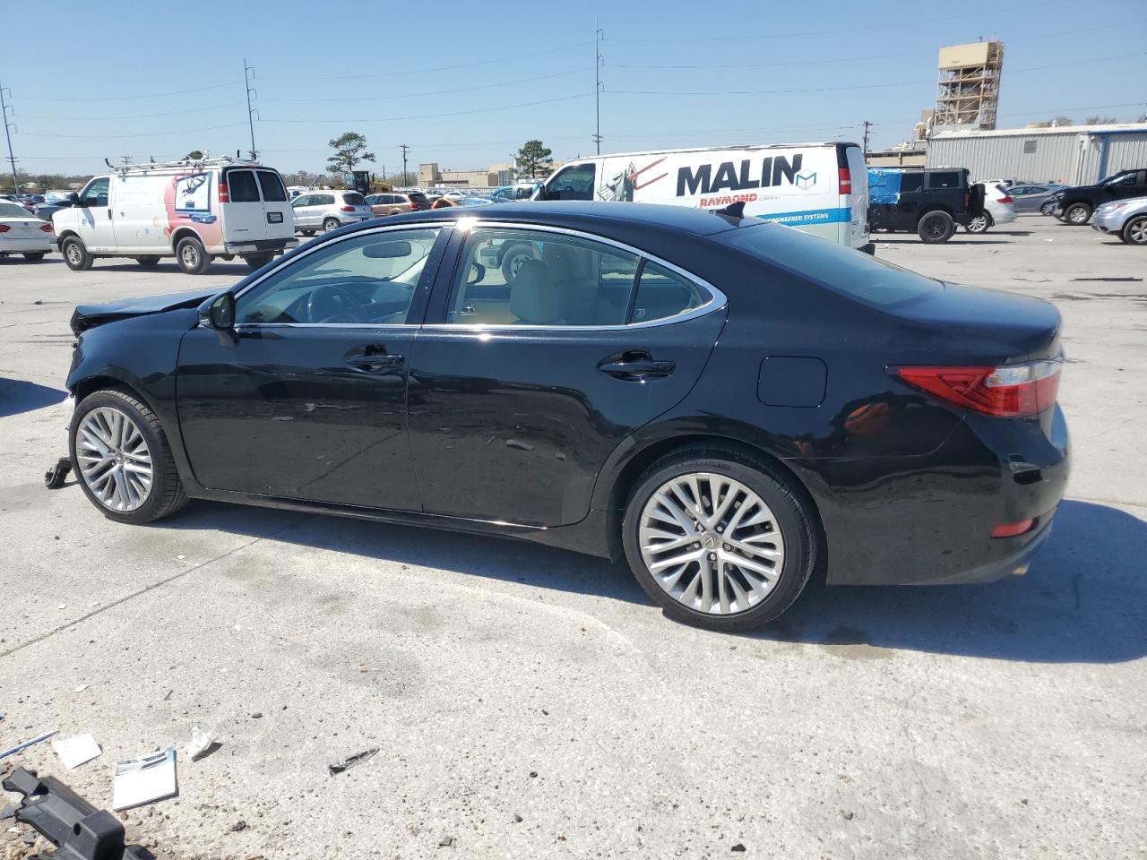 2014 Lexus ES VIN JTHBK1GG4E2102214 Copart auction photo, front end damage thumbnail 2