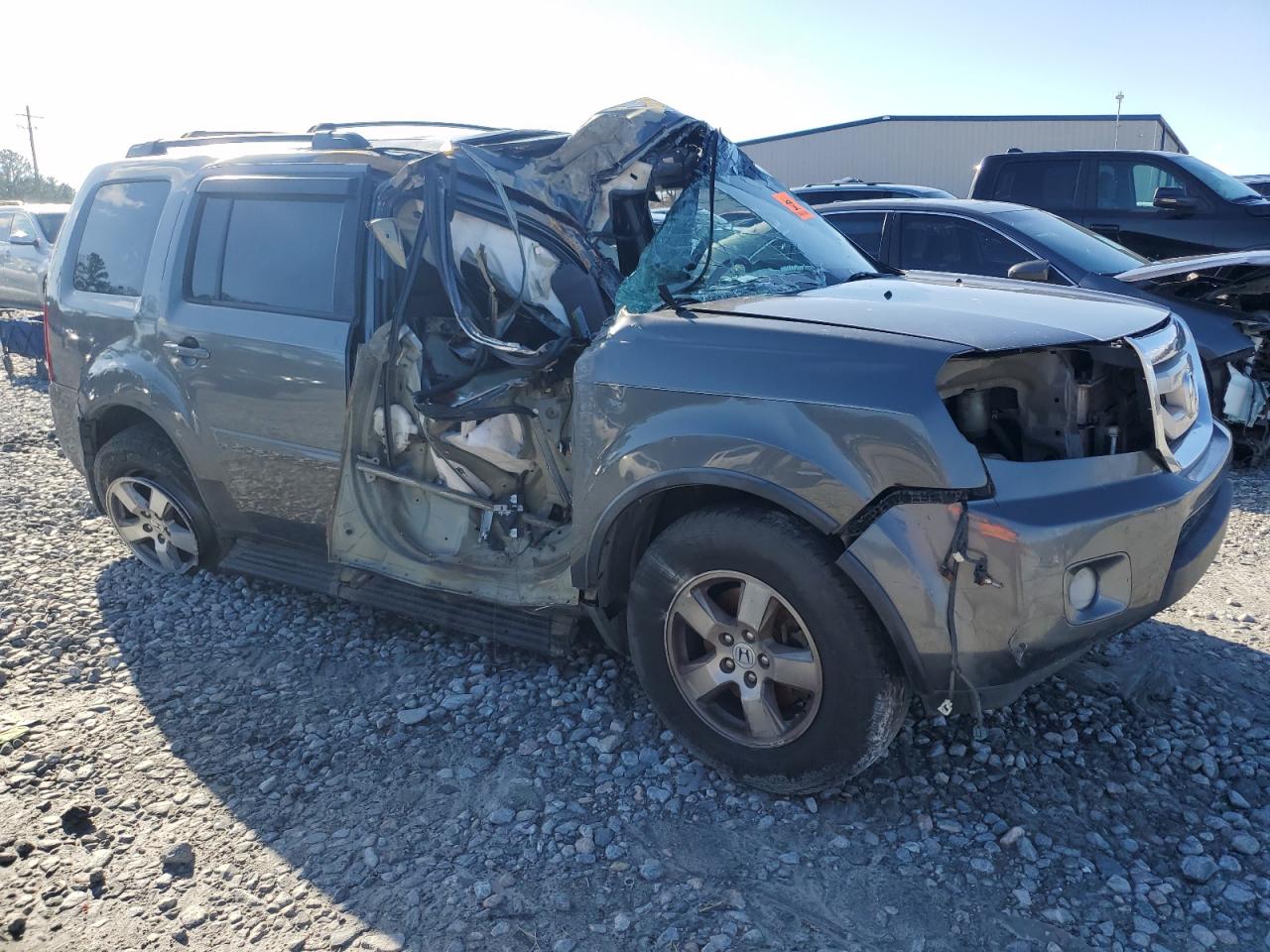 2011 Honda Pilot VIN 5FNYF3H53BB022131 Copart auction photo, all over damage thumbnail 4