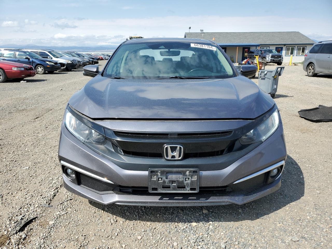 2020 Honda Civic VIN 19XFC1F77LE014632 Copart auction photo, rear end damage thumbnail 5