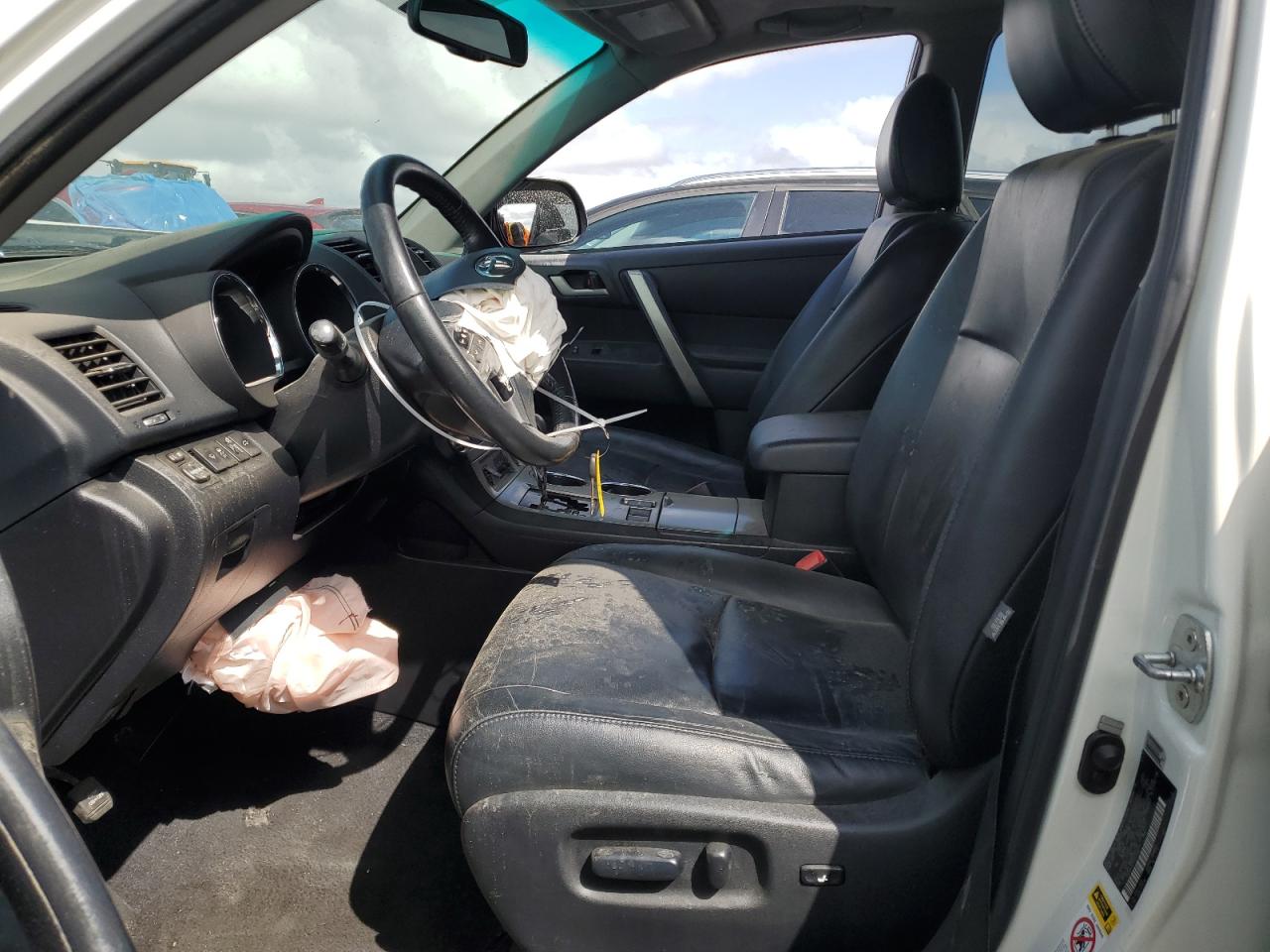 2013 Toyota Highlander VIN 5TDZK3EH5DS106271 Copart auction photo, front end damage thumbnail 7