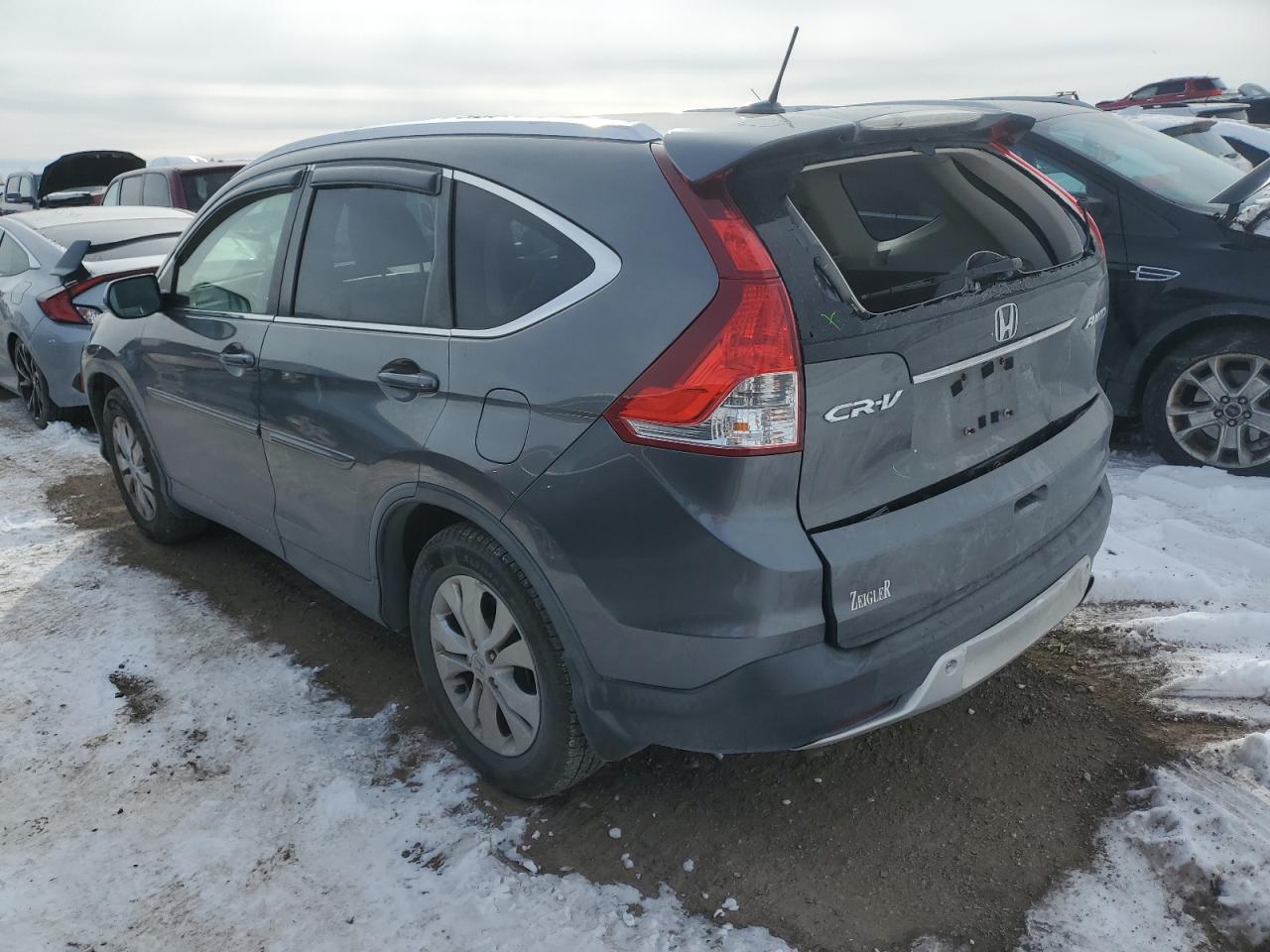 2012 Honda CR-V VIN JHLRM4H78CC003447 Copart auction photo, rear end / minor dent/scratches damage thumbnail 2