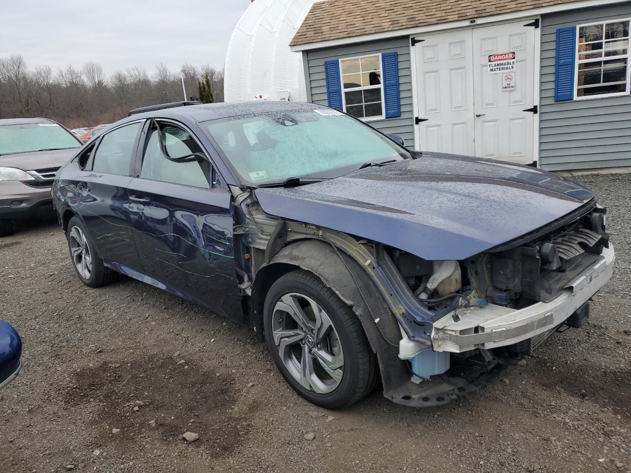 2018 Honda Accord VIN 1HGCV1F46JA014285 Copart auction photo, all over damage thumbnail 4