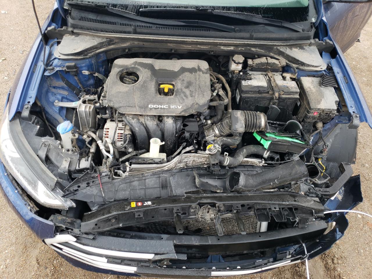 2017 Hyundai Elantra VIN 5NPD84LFXHH044085 Copart auction photo, front end damage thumbnail 11
