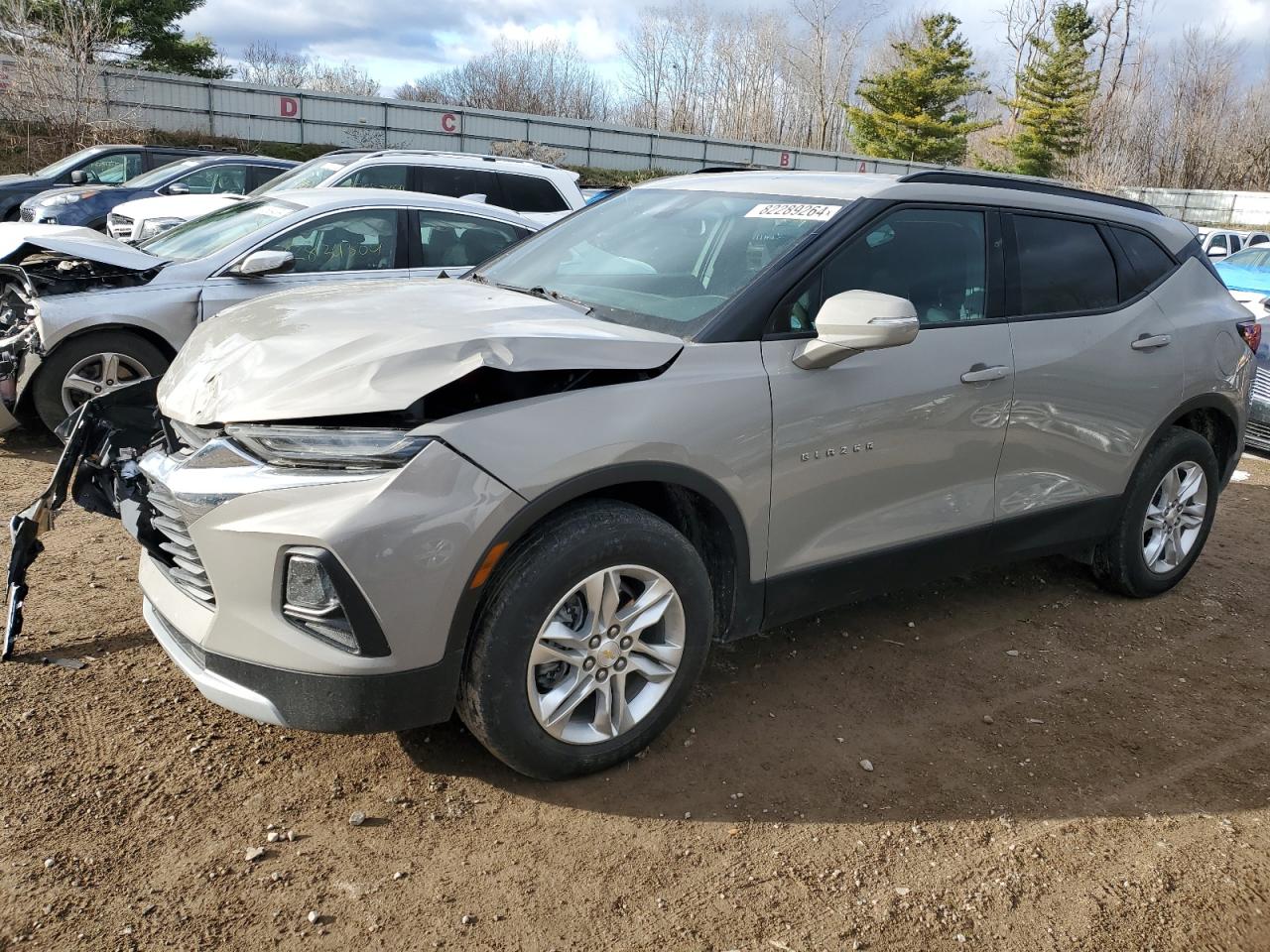 2021 Chevrolet Blazer VIN 3GNKBCRS6MS545182