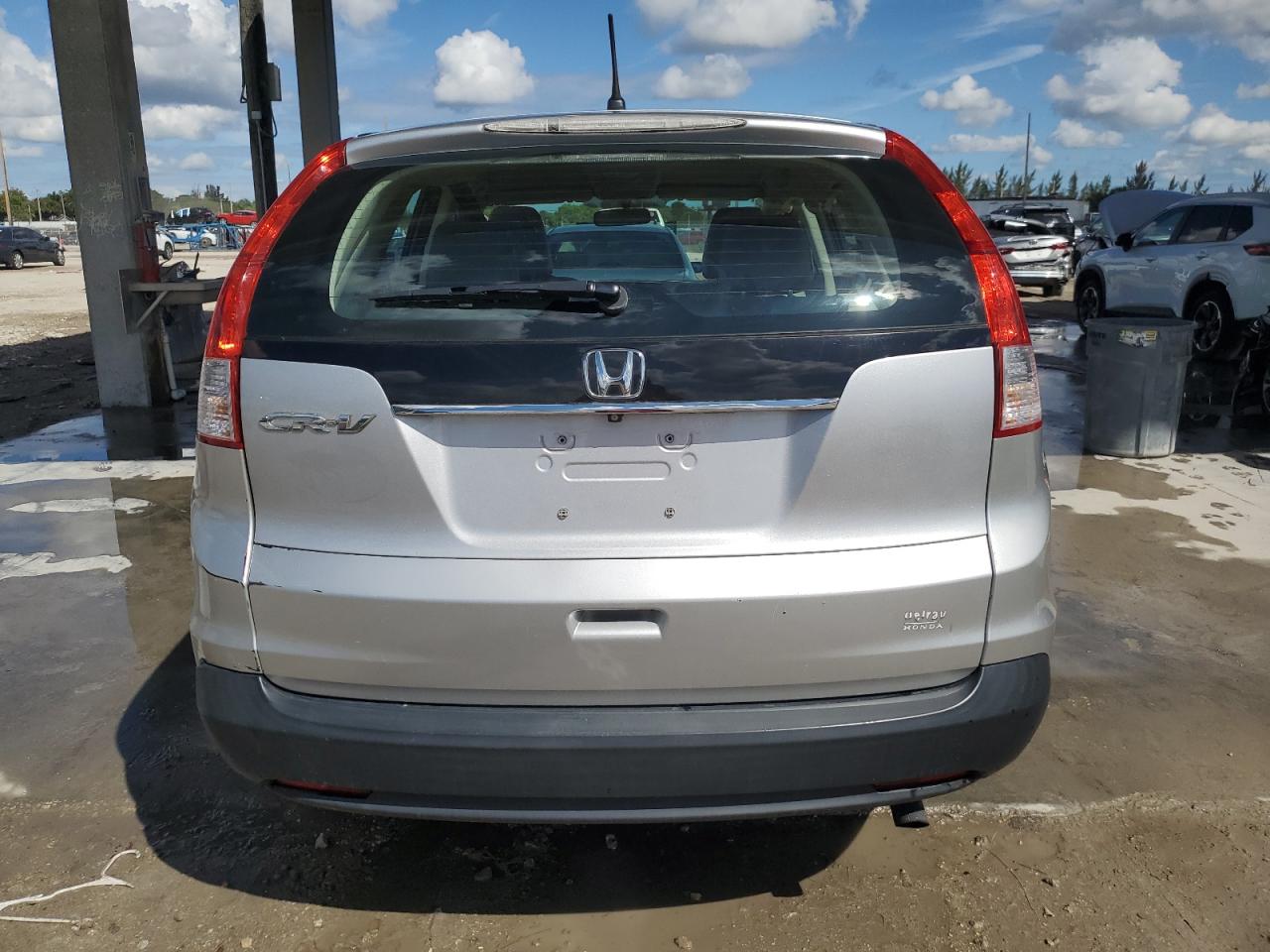 2014 Honda CR-V VIN 3CZRM3H34EG717462 Copart auction photo, front end / side damage thumbnail 6