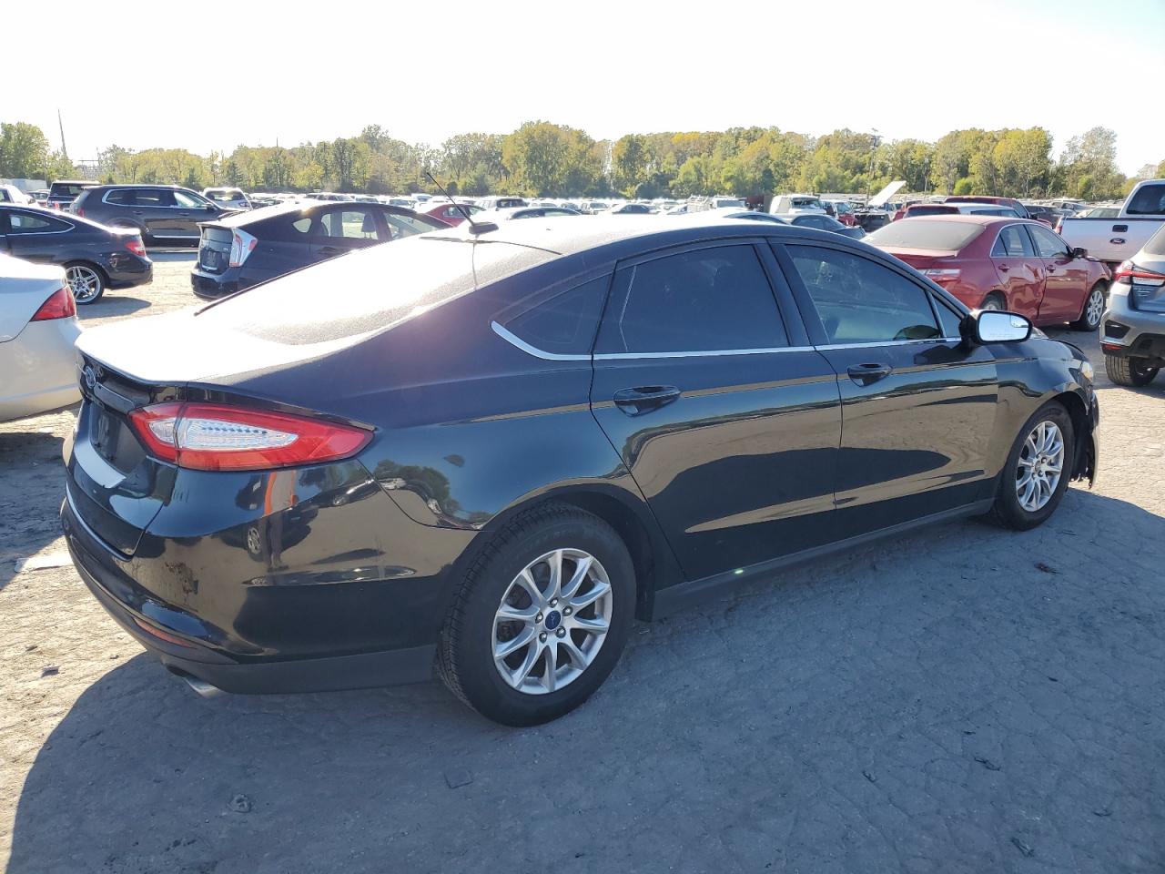 2015 Ford Fusion VIN 3FA6P0G77FR220243 Copart auction photo, front end damage thumbnail 3