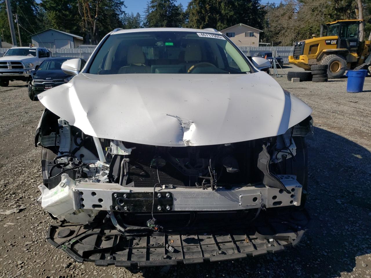 2022 Lexus RX VIN JTJHZMDA3N2058258 Copart auction photo, front end / side damage thumbnail 5
