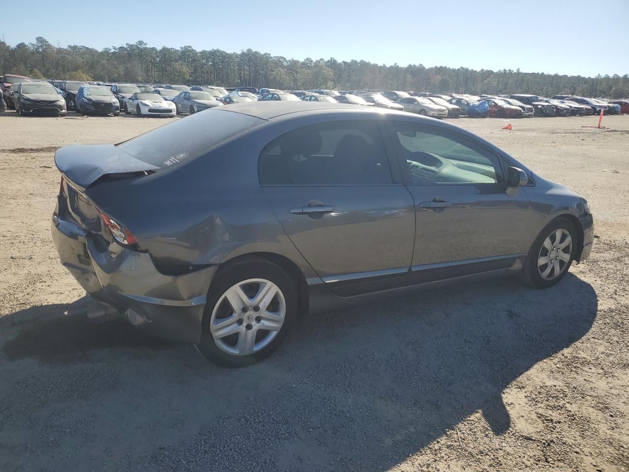 2010 Honda Civic VIN 2HGFA1F52AH321830 Copart auction photo, rear end damage thumbnail 3