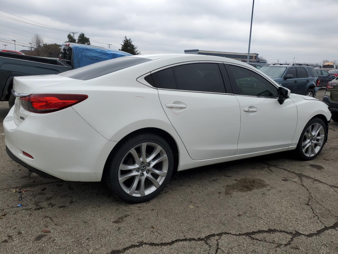 2017 Mazda 6 VIN JM1GL1V53H1129596 Copart auction photo, front end damage thumbnail 3