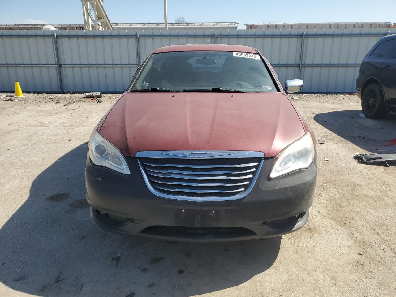 2012 Chrysler 200 VIN 1C3CCBAB2CN117509 Copart auction photo, side damage thumbnail 5