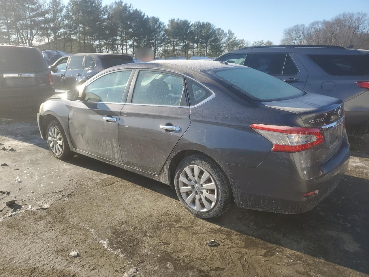 2014 Nissan Sentra VIN 3N1AB7AP3EY227573 Copart auction photo, front end damage thumbnail 2