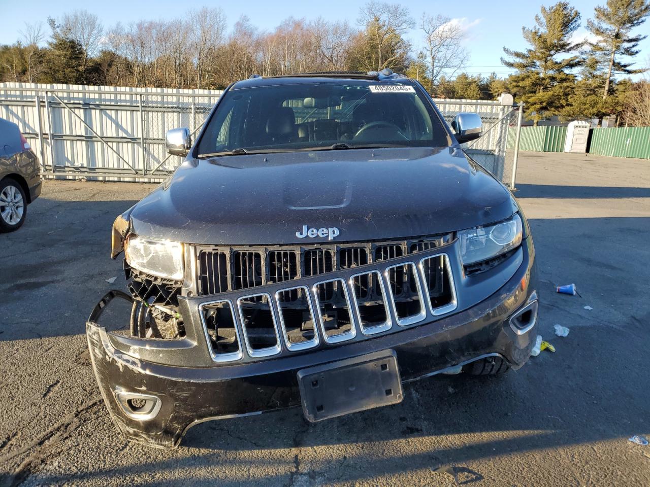 2015 Jeep Grand Cherokee VIN 1C4RJFBG0FC890329 Copart auction photo, top/roof / all over damage thumbnail 5