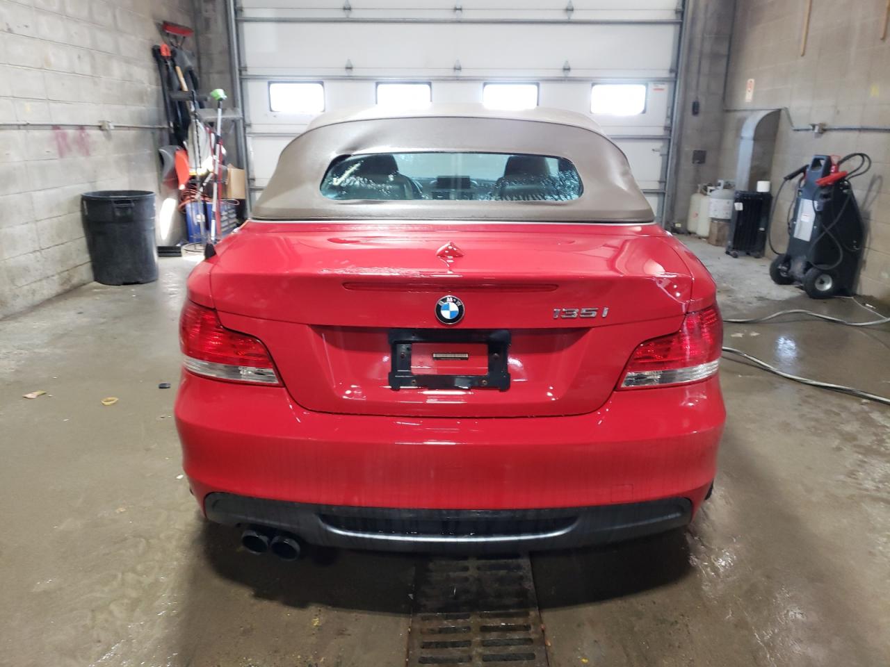 2008 BMW 1er VIN WBAUN93528VF55156 Copart auction photo, front end damage thumbnail 6