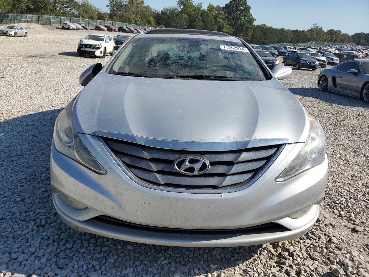 2013 Hyundai Sonata VIN 5NPEC4AC1DH607563 Copart auction photo, front end / undercarriage damage thumbnail 5