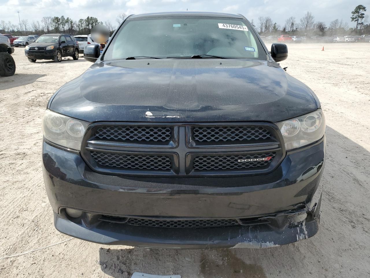 2013 Dodge Durango VIN 1C4SDHCT7DC670876 Copart auction photo, rear end / front end damage thumbnail 5
