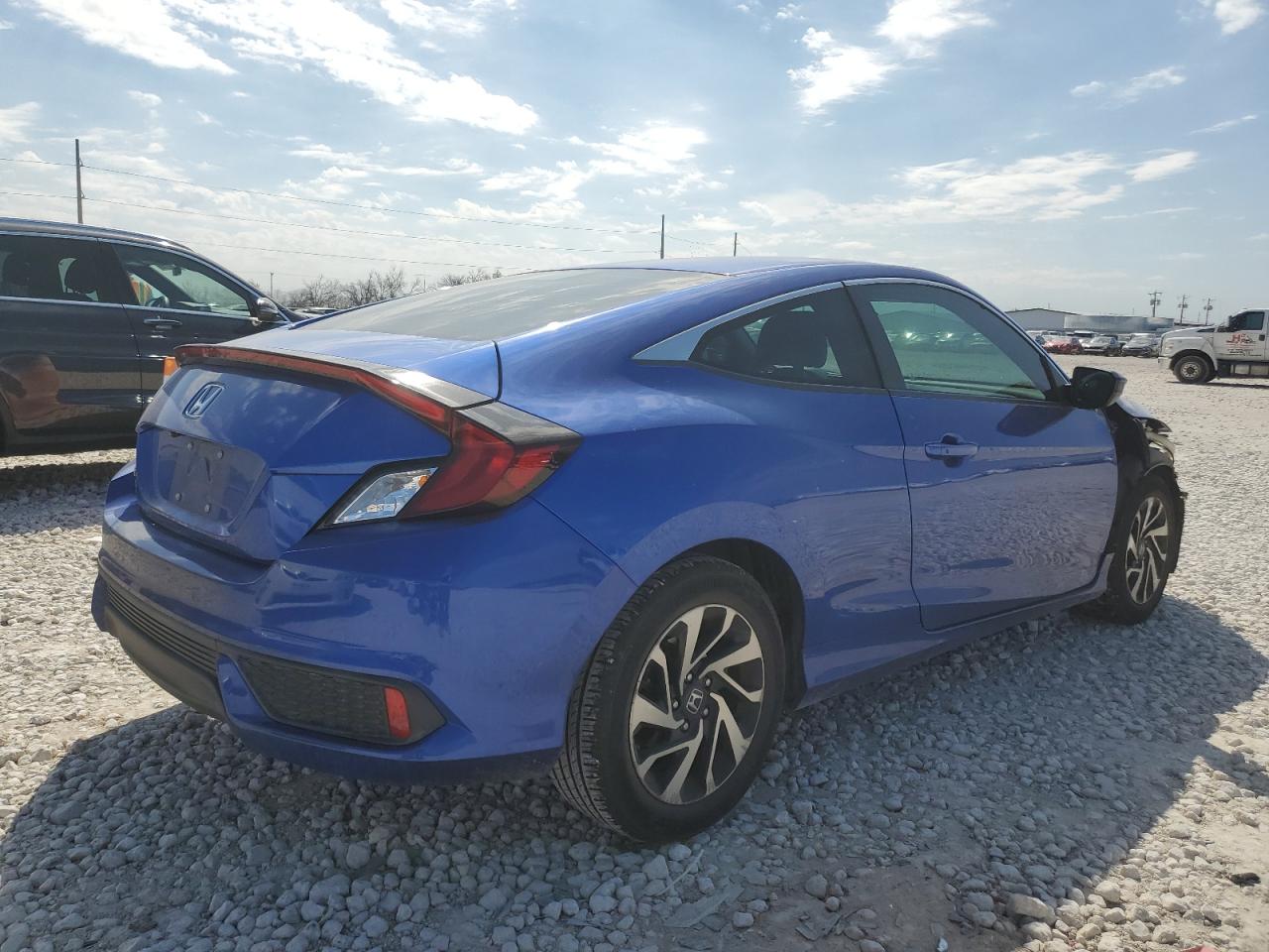 2016 Honda Civic VIN 2HGFC4B07GH300437 Copart auction photo, front end / minor dent/scratches damage thumbnail 3
