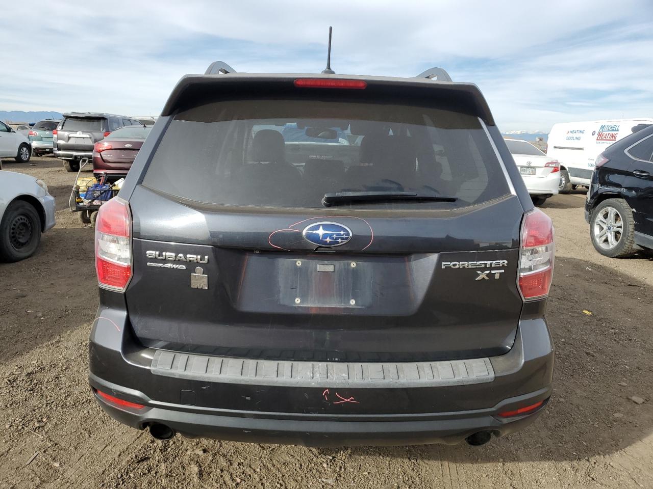 2014 Subaru Forester VIN JF2SJGPC5EH505539 Copart auction photo, front end damage thumbnail 6