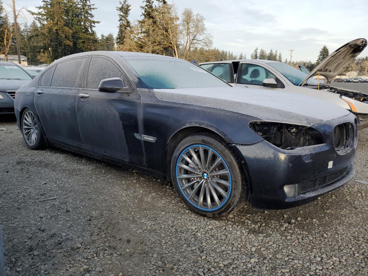 2009 BMW 7er VIN WBAKB83539CY57625 Copart auction photo, mechanical / front end damage thumbnail 4