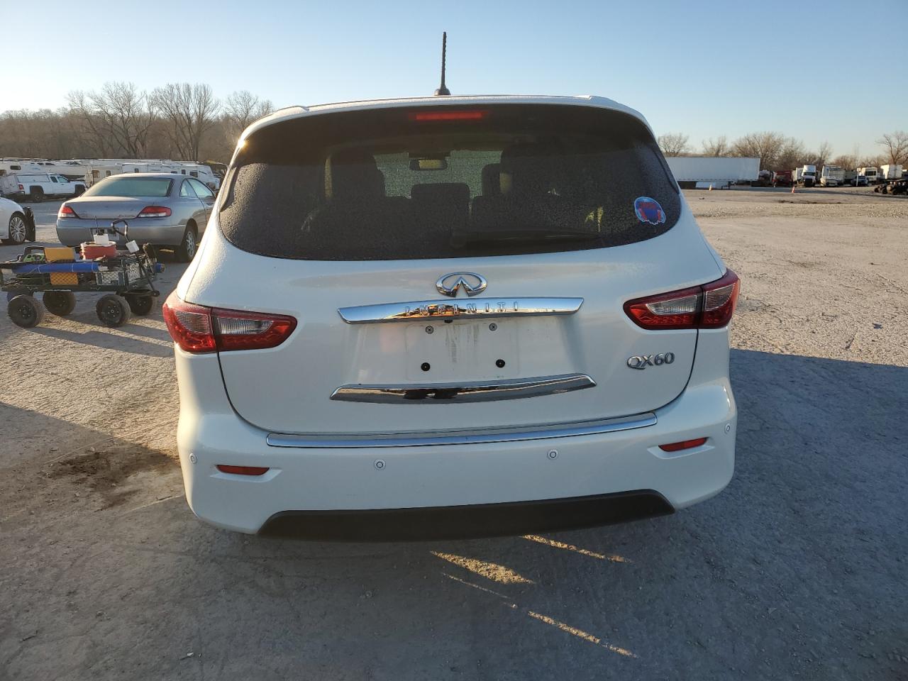 2014 Infiniti QX60 VIN 5N1AL0MM5EC503095 Copart auction photo, front end / minor dent/scratches damage thumbnail 6